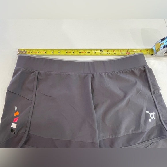 Orangetheory Womens Gray Athletic Shorts Large Gym Workout Yoga Running - Picture 5 of 6